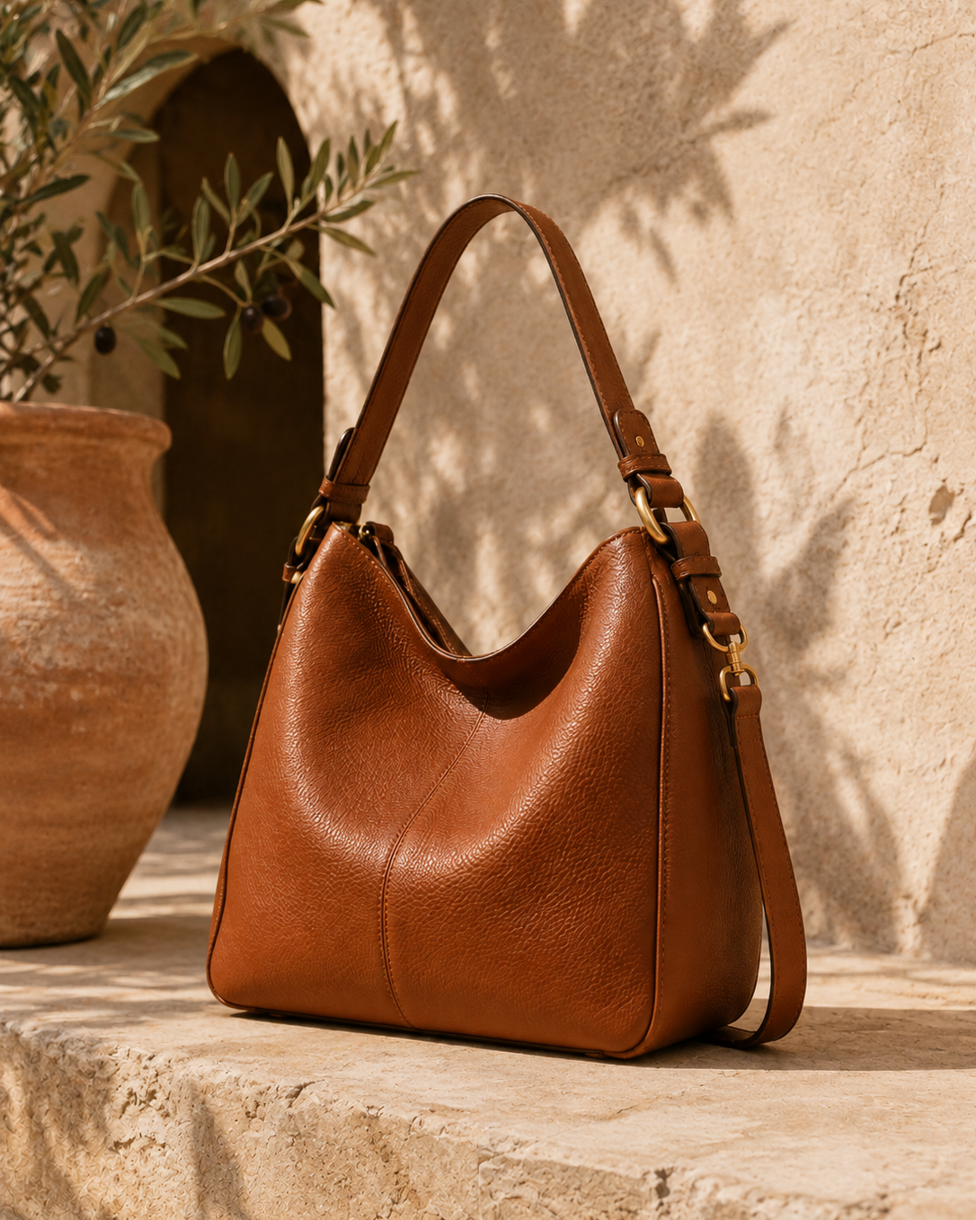Bolso Siena – Cuero coñac